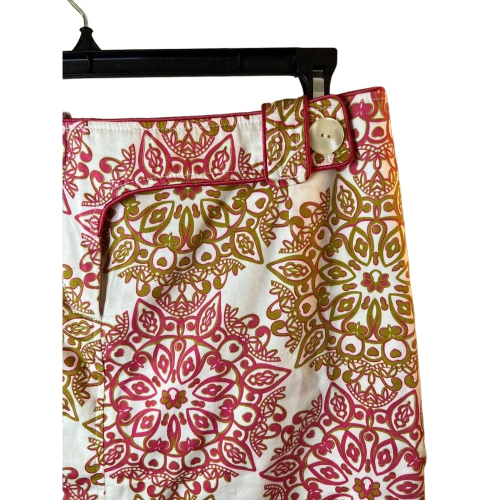 Etcetera Womens Patterned Knee Length Button Skir… - image 2